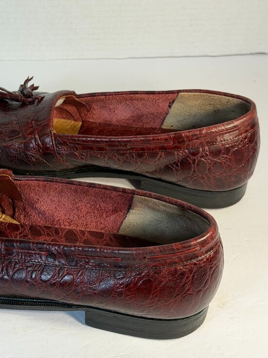 Men\'s Brown Tassel size 9D Loafers main image 8